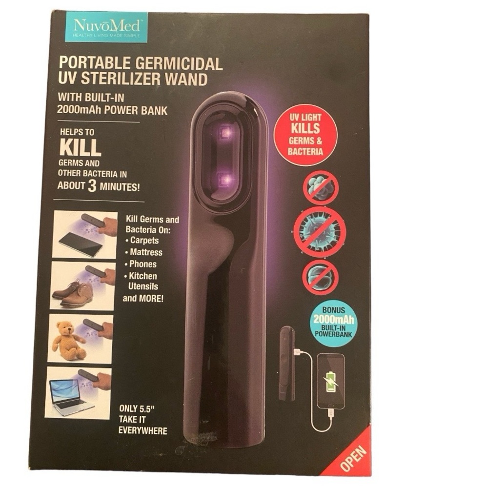 Nuvomed Portable Germ UV Sterilizer Wand